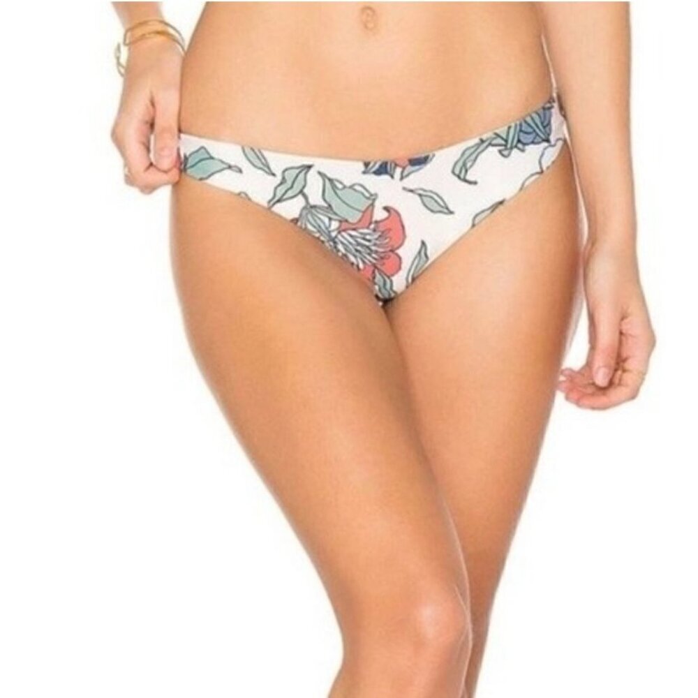 NWT Tavik Ali Mini Swim Bottom in Emma Floral Tapioca - Large